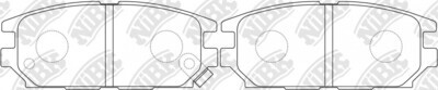 D532 BROAKE  BRAKE PADS REAR