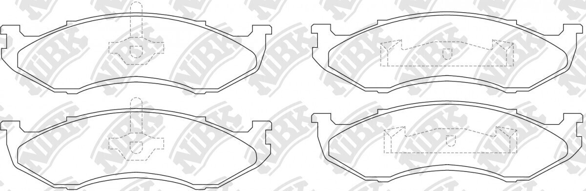 DB1414 SUPER GRIP  BRAKE PADS FRONT