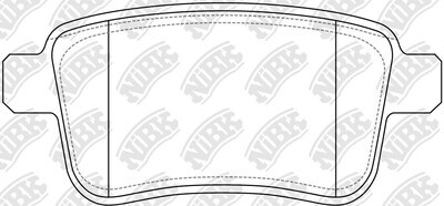 GR324 GRIPP  BRAKE PADS REAR