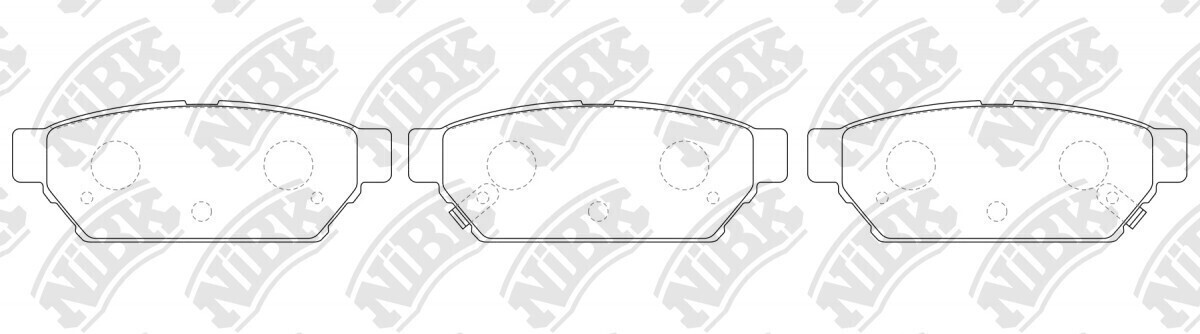 D596 ANT  BRAKE PADS REAR
