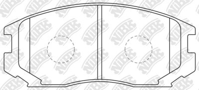 D602 IFK  BRAKE PADS FRONT