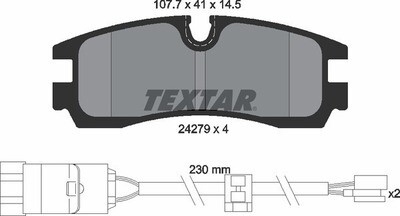D754 AIRUI  BRAKE PADS REAR