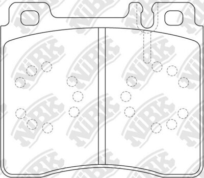 D577 XL BRAKE  BRAKE PADS FRONT