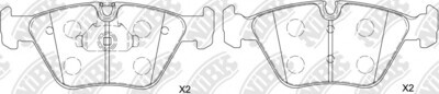 D725 IFK  BRAKE PADS FRONT