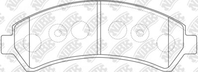 D726 KITPRO  BRAKE PADS FRONT