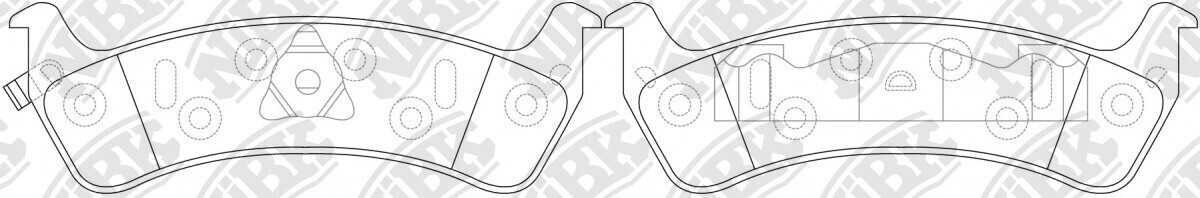 D625 VELOCITY  BRAKE PADS REAR