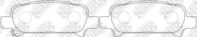 D7069 SUPER GRIP  BRAKE PADS REAR