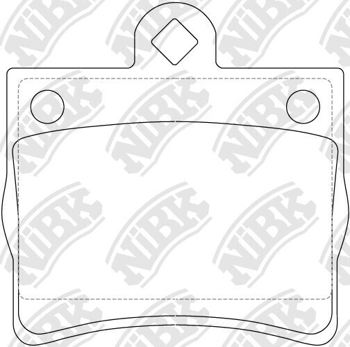 D739 LIBERTY FRICTION  BRAKE PADS REAR