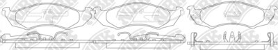 D576 BECKARNLEY  BRAKE PADS FRONT