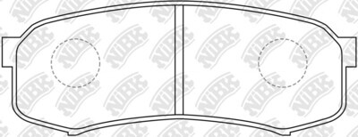 D606 YBD  BRAKE PADS REAR