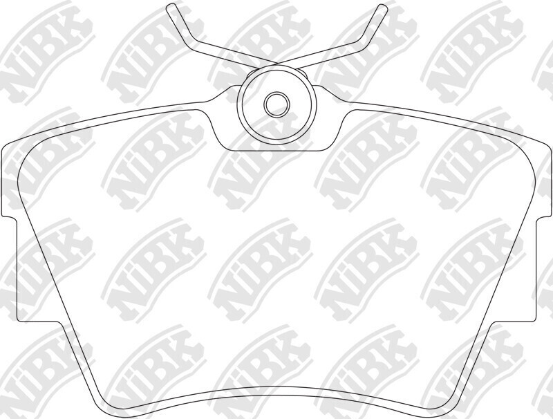 D808 GAM  BRAKE PADS REAR