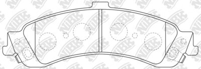 D834 FRAS-ME  BRAKE PADS REAR