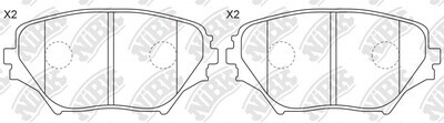 D862 KITPRO  BRAKE PADS FRONT
