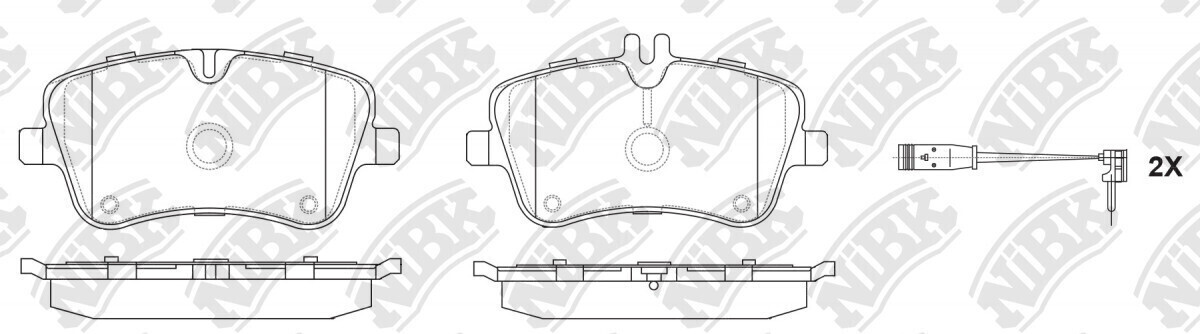 D872 BLM BRAKE PADS FRONT