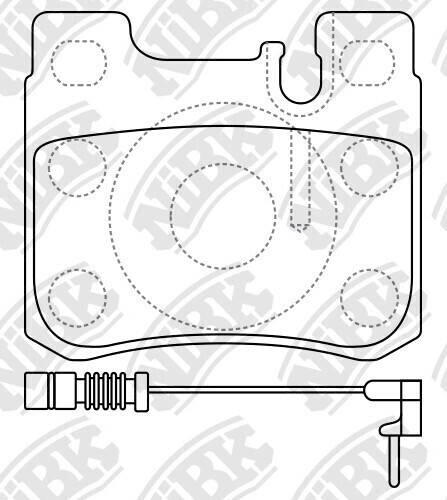 D620 LIBERTY FRICTION  BRAKE PADS REAR