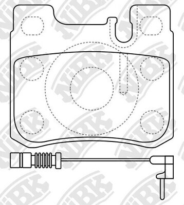 D620 LIBERTY FRICTION  BRAKE PADS REAR