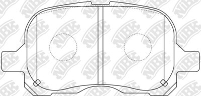 D741 GALAXY  BRAKE PADS FRONT