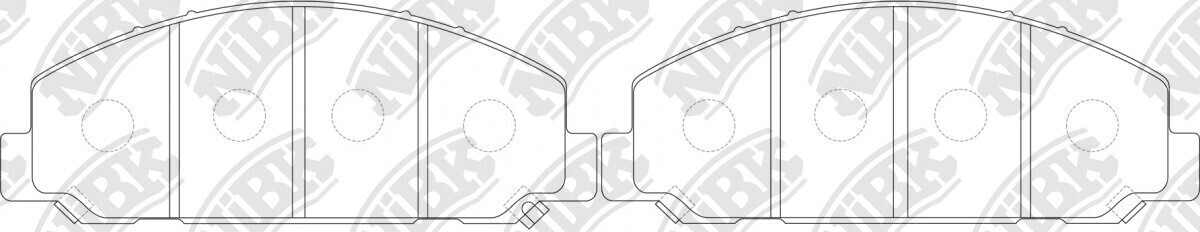 D827 XL BRAKE  BRAKE PADS FRONT