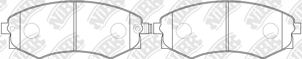 D700 ZHEN ZHI DA  BRAKE PADS FRONT