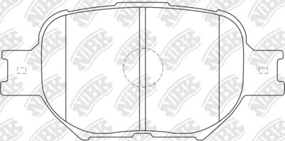 D817 ZONGHENG  BRAKE PADS FRONT