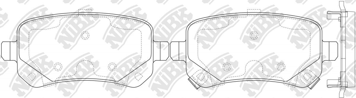D1326 BLM  BRAKE PADS REAR