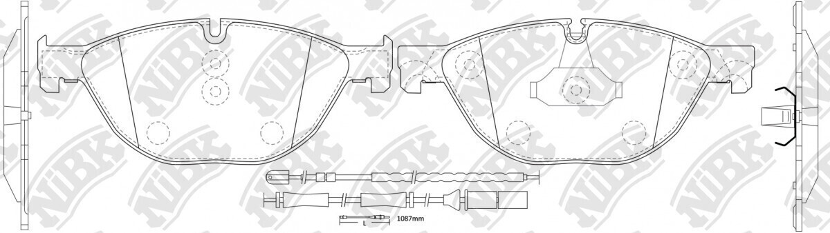 D1409 AIRUI  BRAKE PADS FRONT