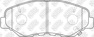 D914 MASUMA  BRAKE PADS FRONT