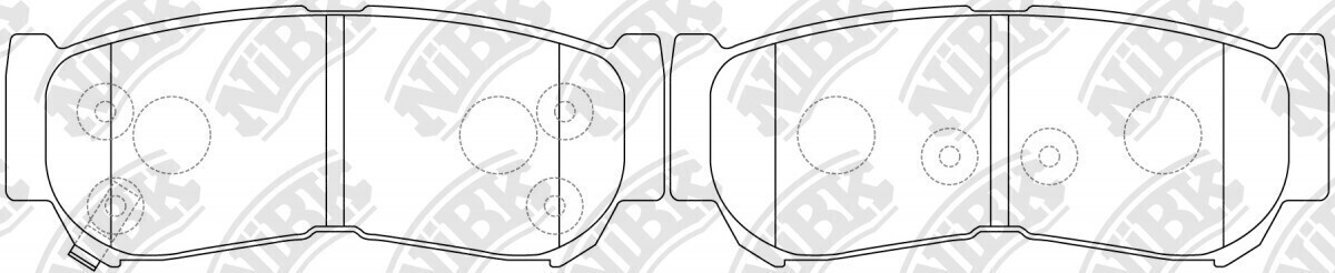 D1297 FIRELOCK  BRAKE PADS REAR