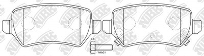 D1362 CYFC BRAKE PADS REAR