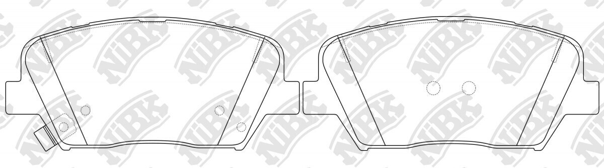 D1432 HUARUIFENG  BRAKE PADS FRONT