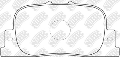 D835 NAPA  BRAKE PADS REAR