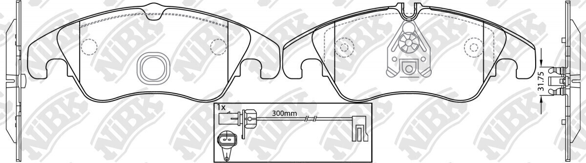 D1322 BENDIX  BRAKE PADS FRONT