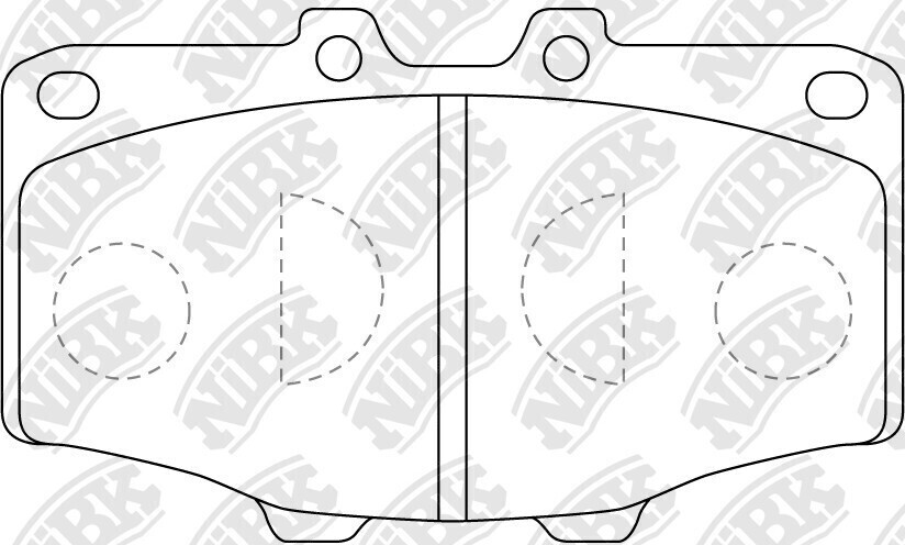 D137 FEDERATED  BRAKE PADS FRONT