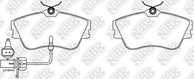 D852 FRICTION PRO  BRAKE PADS FRONT