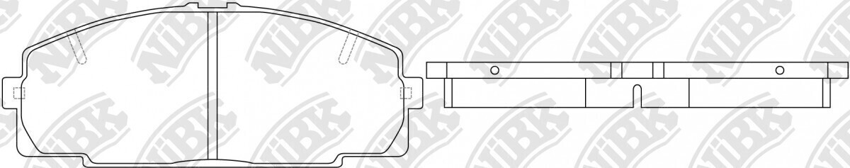 D1344 CHINESE  BRAKE PADS FRONT