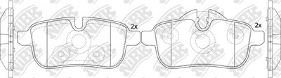 D1433 FIRELOCK  BRAKE PADS FRONT