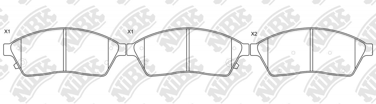 D1422 OUMOSHI  BRAKE PADS FRONT