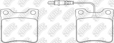 D1480 CAC  BRAKE PADS REAR