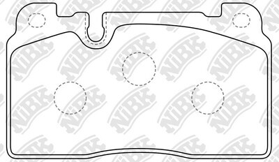D1663 X-TENDER  BRAKE PADS FRONT