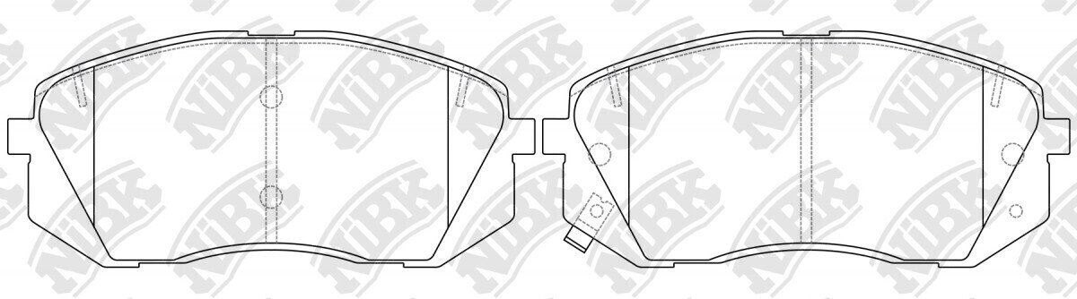 D1826 ZHEN ZHI DA  BRAKE PADS FRONT