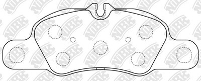 D1398 KITPRO  BRAKE PADS REAR