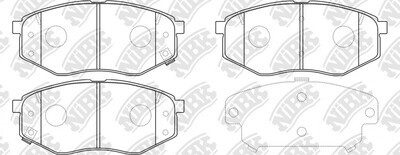 D1447 YILUBAO BRAKE PADS FRONT
