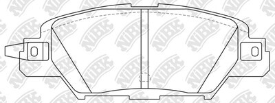 D1846 ZONGHENG  BRAKE PADS REAR