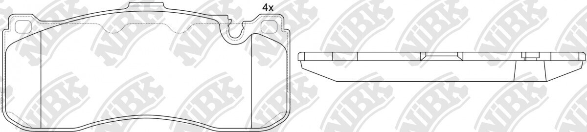 D1371 SFEC  BRAKE PADS FRONT