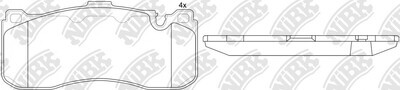 D1371 SFEC  BRAKE PADS FRONT
