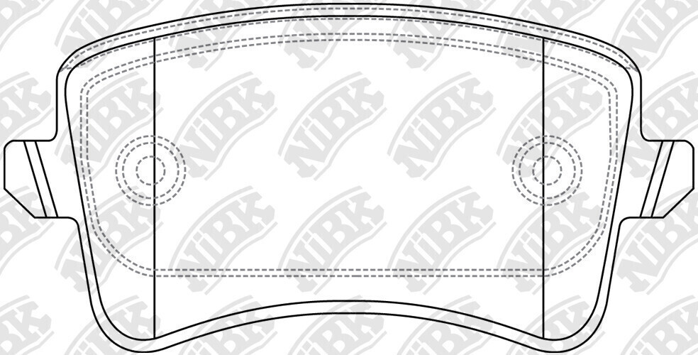 D1386 ANT BRAKE PADS REAR