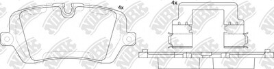 D1692 MASUMA  BRAKE PADS REAR