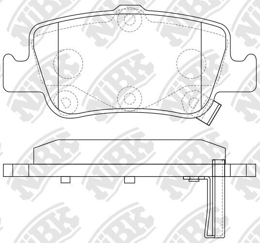 D1572 SYL  BRAKE PADS REAR