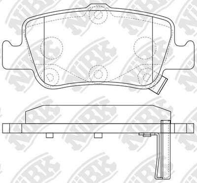 D1572 SYL  BRAKE PADS REAR