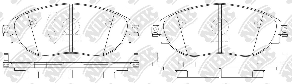 D1633 BROTHERS  BRAKE PADS FRONT